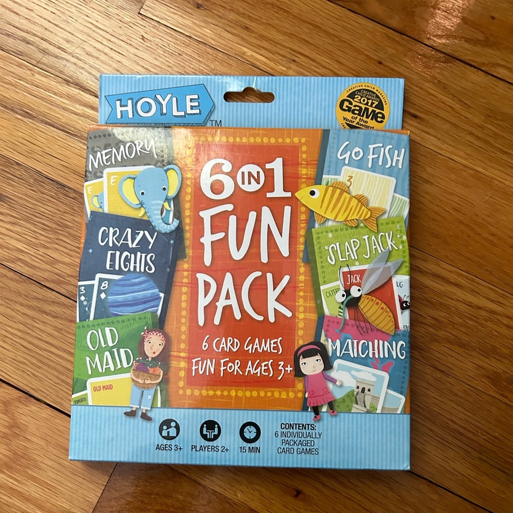 6 pack travel card games